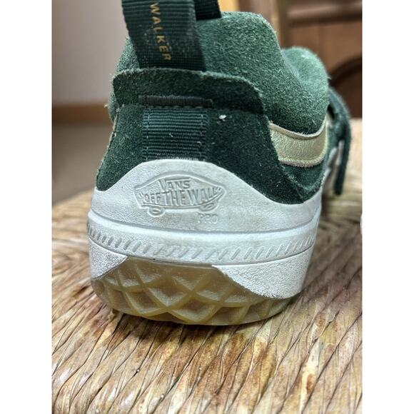 Vans Mens Kyle Walker Pro 2 Green White Suede Skateboarding Sneakers Size US 7.5